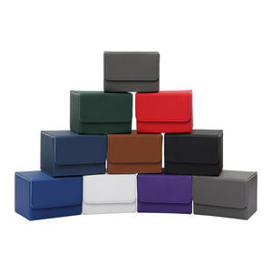 Kotak penyimpanan kartu bermain kulit PU terlaris kotak kartu dek untuk koleksi permainan - Product Image 4