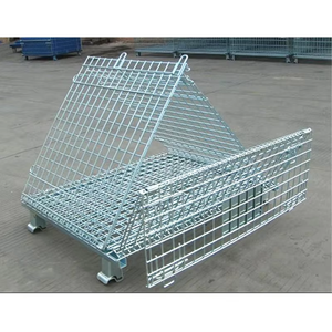 <span class=keywords><strong>Cage</strong></span> <span class=keywords><strong>de</strong></span> stockage en acier galvanisé <span class=keywords><strong>Cage</strong></span> <span class=keywords><strong>de</strong></span> stockage à panier métallique avec conteneur industriel en treillis Préformes PET pour usage en entrepôt - Product Image 2