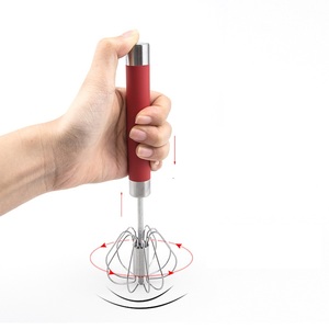 Fouet à œufs semi-automatique en acier inoxydable, batteur rotatif manuel, mélangeur à œufs, demi-HP - Product Image 2