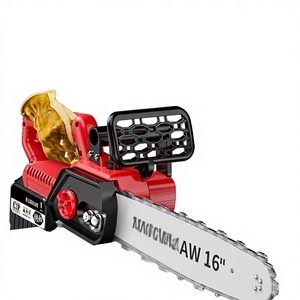 Motosierra Eléctrica Recargable de 16 Pulgadas y 12 Pulgadas, 36 V, Portátil, de Alta Potencia, con Batería de Litio, para Tala de Madera al Aire Libre, Directo de Fábrica - Product Image 1