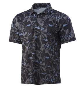 Camiseta de moda de alta calidad personalizada Impresión digital Tejido deportivo Camiseta de polo de golf de poliéster ajustada para hombre - Product Image 2