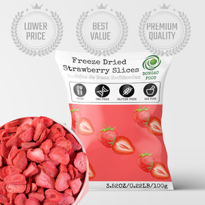 פתיתי תות תות שדה 100% אורגני עשיר ב-vc ומינרלים מתוק באריזת טעם בתפזורת - Product Image 2