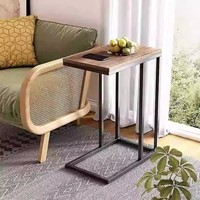 Table d'appoint pliable moderne en aluminium couleur or pour salon, hôtel et bureau, taille et finition personnalisées