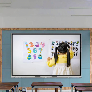 Écran tactile interactif LED 4K <span class=keywords><strong>de</strong></span> 55, 65, 75, 86, 100 pouces, tableau blanc <span class=keywords><strong>numérique</strong></span> intelligent avec 20 points tactiles pour la salle <span class=keywords><strong>de</strong></span> classe - Product Image 1