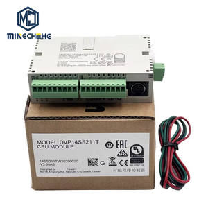 PLC รุ่นดั้งเดิม DVP14SS211R DVP14SS211T DVP20SS211R DVP20SS211T DVP32SS211T คอนโทรลเลอร์ลอจิกแบบตั้งโปรแกรมได้ 14 จุด สำหรับอุตสาหกรรม - Product Image 1