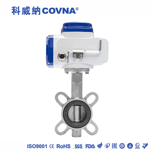 Venta de Liquidación COVNA B2B, Válvula de Mariposa Eléctrica de Acero Inoxidable SS316 Tipo Wafer con Asiento de Goma EPDM, DN50 2 Pulgadas PN16 12 Voltios - Product Image 3