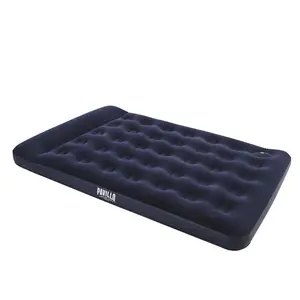 Manufacturer Inflatable Mattress Car Outdoor Air Mattress Folding Thin Flocking Mattress