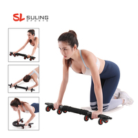 Appareil de musculation multifonction 6 en 1 : Roue abdominale, barre de fitness et bande de résistance pour entraînement musculaire complet