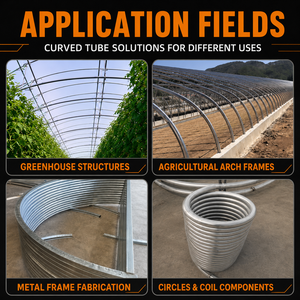 Cintreuse de tubes pour serres 7 ou 9 rouleaux, machine automatique pour la fabrication de cadres arqués agricoles à grande capacité - Product Image 5