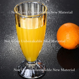 Taza <span class=keywords><strong>de</strong></span> plástico transparente e irrompible para batidos, para helados, venta al por mayor - Product Image 2