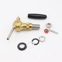 Robinet de bière belge en forme de boule, filetage G5/8, robinet de distribution de bière pression pour brassage à domicile, kit de vin et de soda
