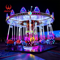 Manège Attrayant Chaise Volante de Carnaval pour Complexes et Plazas – Équipement d'Amusement Extérieur à Grande Échelle