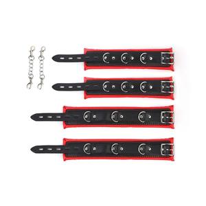 Scarletsin C-51 SM Menottes de jambe et menottes à main rétractables en acier, avec barre droite en tube d'acier et fonction d'écartement forcé des jambes, fabriquées au Sichuan - Product Image 4