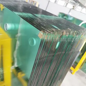 0.38毫米pvb层压薄膜玻璃 10.38毫米 551 反暴力透明聚碳酸酯夹层安全玻璃面板供应商m2 价格