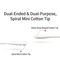 200 cotons-tiges écologiques à double tête pour bébé, pour un nettoyage quotidien doux des oreilles - Fournisseur