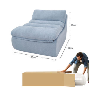 Sofá <span class=keywords><strong>cama</strong></span> de compresión <span class=keywords><strong>plegable</strong></span>, sillón desmontable y lavable, sofá perezoso para sala de estar, hotel o dormitorio - Product Image 6