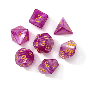 Set di 7 Dadi Galassia Stellata per Giochi di Ruolo RPG DND Draghi e Dungeon - Product Image 3