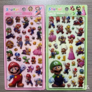 Autocollants 3D en relief pour enfants : <span class=keywords><strong>Personnages</strong></span> <span class=keywords><strong>de</strong></span> dessins animés mignons (Mario, <span class=keywords><strong>Mon</strong></span> <span class=keywords><strong>voisin</strong></span> <span class=keywords><strong>Totoro</strong></span>, Chibi Maruko-chan, Sakura) pour carnet <span class=keywords><strong>de</strong></span> notes - Product Image 4