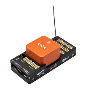 HEX <span class=keywords><strong>Pixhawk</strong></span> 2.1 <span class=keywords><strong>Cube</strong></span> <span class=keywords><strong>Orange</strong></span> Standard Set W/ Here 3 GPS ADS-B Carrier Board pour l'éducation, R/C Drone - Product Image 1