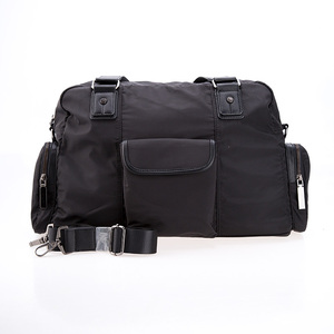 19SC-8177M MOQ bajo negro bolsa de viaje bolso de uso al aire libre de la noche a la <span class=keywords><strong>mañana</strong></span> organizador bolso - Product Image 1