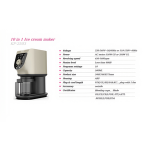 Machine à glace molle domestique en gros à bas prix pour la fabrication de glaces maison et de crèmes glacées molles - Product Image 2