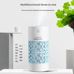Creative 3-in-1 Plastic Hollow <b>Humidifier</b> Aromatherapy 250ml <b>Humidifier</b> for Car Home Desktop - Product Image 6