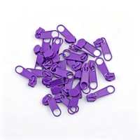 Multi Tailles 3 # 4 # 5 # 7 # 8 # 10 #   Glissière de fermeture éclair en alliage de zinc sans verrouillage, logo personnalisé, couleur personnalisée, vente en gros