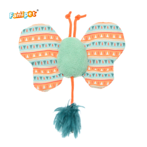 Jouet pour chaton en peluche douce Famipet, nouveau design libellule, avec herbe à chat, ensemble de jouets pour chat - Product Image 4