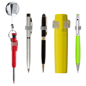 Semi-metallic <b>Retractable</b> Elasticated ID Badge HolderDoctor Nurse Student Badge ReelBadge Holder with <b>Pen</b> Holder - Product Image 5