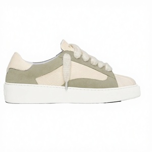 รองเท้าผ้าใบแบบผูกเชือก รุ่นใหม่ กันลื่น ใส่สบายทุกวัน ทนทาน น้ำหนักเบา เพิ่มความสูง เหมาะสำหรับคู่รัก - Product Image 1