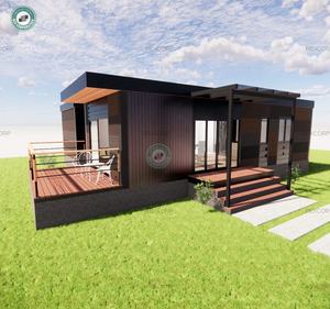 Casa Contenedor <span class=keywords><strong>de</strong></span> Acero Galvanizado <span class=keywords><strong>de</strong></span> 124 m², Casa Contenedor <span class=keywords><strong>de</strong></span> <span class=keywords><strong>Aluminio</strong></span>, Casa Prefabricada con Terraza - Product Image 2