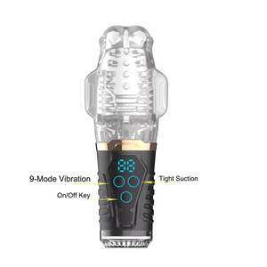 Offre Spéciale : Masturbateur Masculin Électrique Télécommandé, Type 'Aircraft Cup', avec Fonctions de Rotation et de Succion, à Effet de Serrage, Modèle 'Vagina Pussy' - Product Image 1