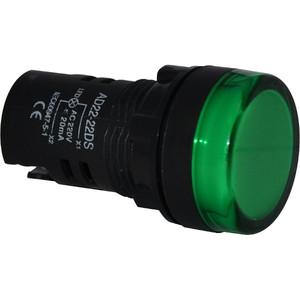 Ad22-22ds Voyant lumineux vert 220V AC, lampe de signalisation LED pour contrôle industriel - Product Image 1