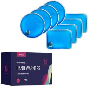 Reusable PVC Gel Hand Warmer Pocket Click Heat Pack Physiotherapy Hot & Cold Pack For Injury Therapy
