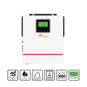 Sunboost Inverter onda pura a bassa frequenza 24 <span class=keywords><strong>Volt</strong></span> 1Kw 1.5Kva Mppt ibrido solare Micro Inverter Pv mozzo batteria 48V 230V - Product Image 2