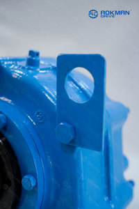 Top Rated Heavy Duty Vertical Mount AXT Shaft Mounted Gearbox Helical <b>Gear</b> Speed Reducer for Cement Plant Belt Conveyor System - Product Image 3