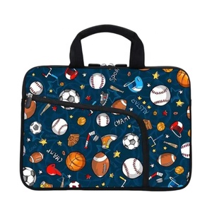 Bolsa de neopreno para portátil con logotipo personalizado, suave, impermeable y a prueba de golpes con asa, funda protectora duradera - Product Image 4