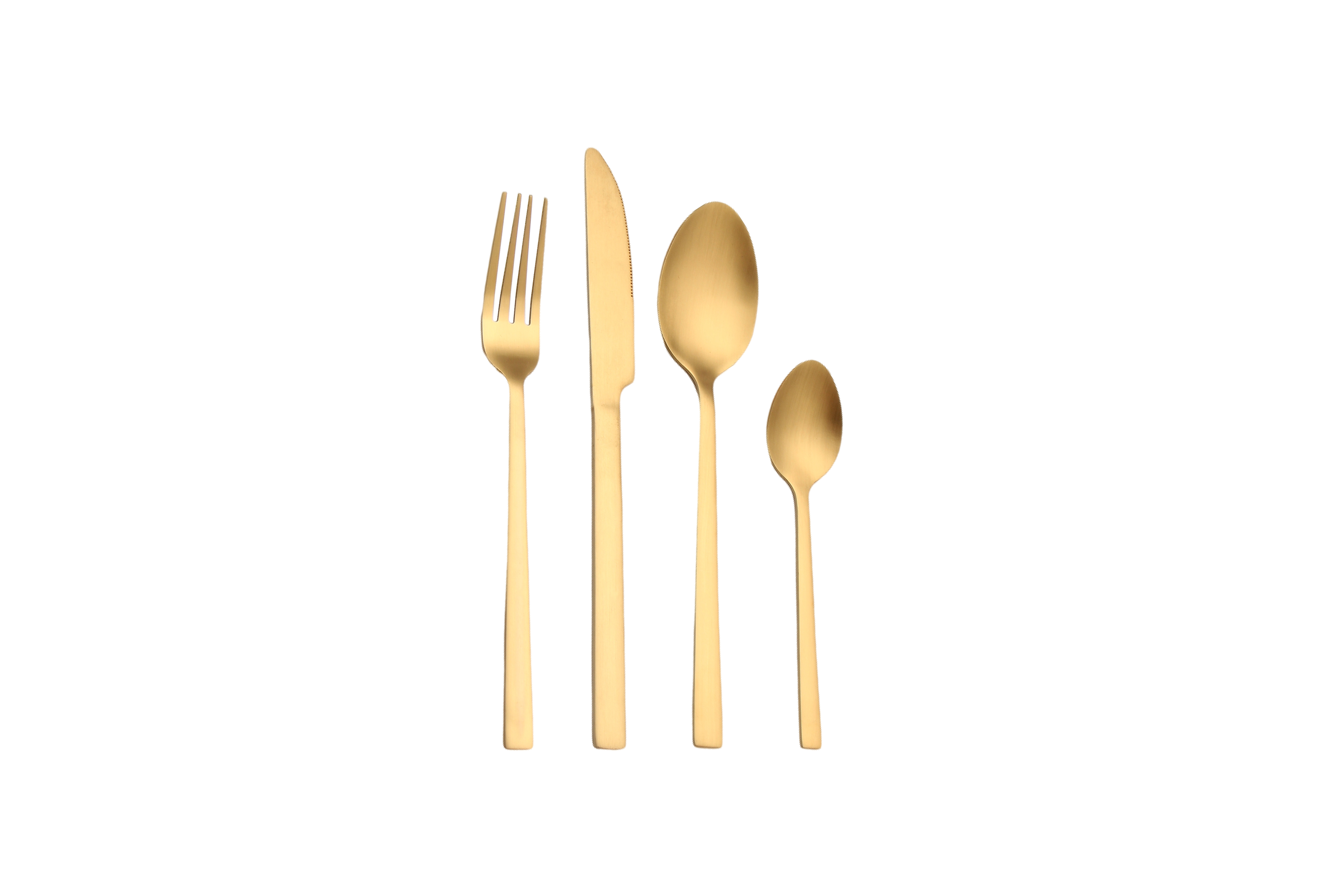 Restaurant Gold Plated Wedding Bulk Stainless Steel Modern Custom Logo Matte Black Flatware Dinnerware Sets Spoon Fork Superior · image 6