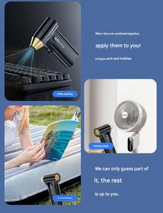 เครื่องเป่าลมแรงแบบเทอร์โบขนาดเล็ก รุ่นพกพา กำลังแรง 26x13x12 นิ้ว - Product Image 2