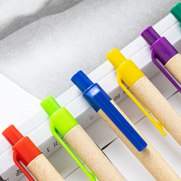 JH Eco Friendly Promotional Paper Tube Pen Custom Logo