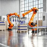 Robot Industri KUKA KR420 R3100 6 Axis dengan Beban Angkut Tinggi 420kg, Jangkauan 3100mm, IP65, untuk Penanganan dan Palletizing