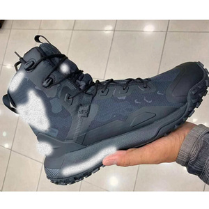 Bottes noires confortables et légères TSB77 pour toutes les saisons, hauteur moyenne, pointures 40-45 - Product Image 2