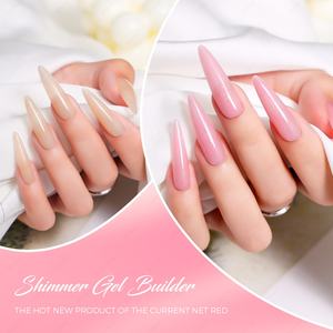 JTING Gel Constructor de Uñas con Brillo, Diseño Libre, 12 Colores, Gel Constructor para Uñas, Esmalte de Uñas con Brillo, TPO Hema Free, Gel para Arte de Uñas - Product Image 6