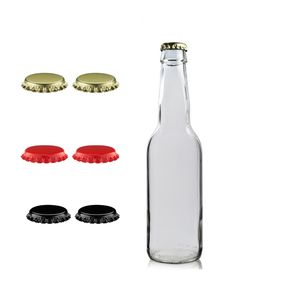 Tapas de botellas de cerveza plateadas absorbentes de oxígeno, tapa de corona de palanca de 26 mm - Product Image 6