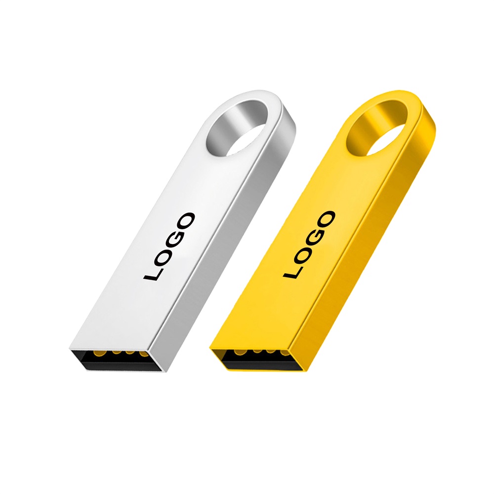Llavero USB de metal personalizado con memoria, regalo corporativo