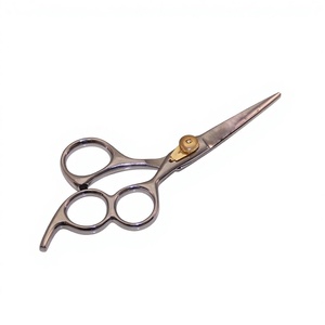 Professional Titanium Gun Metal and Gold Coated Hair Scissors 6 Inch and 6.5 Inch Premium Razor Edge Barber <b>Shears</b> for Precision - Product Image 1