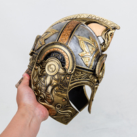 Réplica del Casco del Rey Théoden de El Señor de los Anillos, Accesorio de Cosplay Medieval de Caballería Usable para Fanáticos de la Película, Decoración, Venta al Por Mayor
