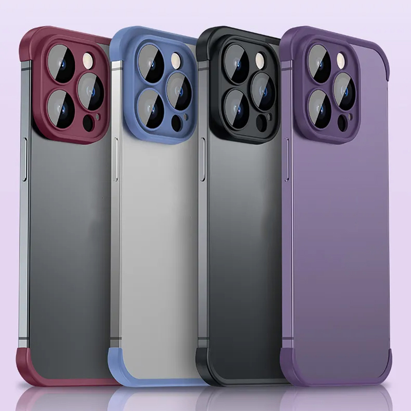 2023 горячий роскошный противоударный безборный угловой чехол для телефона с защитой объектива угловой силиконовый чехол для Iphone 14 13 12 Pro Max