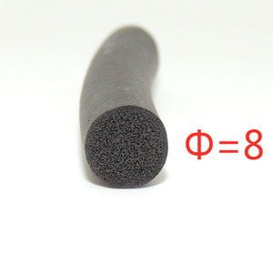 Epdm <b>Rubber</b> Circular <b>Strip</b> Phi 8mm High Temperature Resistance Automotive Sealing - Product Image 1