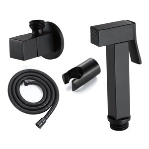 Pulvérisateur <span class=keywords><strong>de</strong></span> bidet mural carré moderne en zinc haute pression pour toilettes, pistolet <span class=keywords><strong>de</strong></span> pulvérisation Shattaf pour l'<span class=keywords><strong>hygiène</strong></span> personnelle - Product Image 4